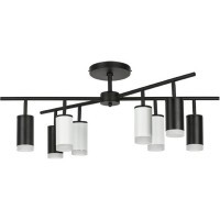 Люстра на штанге Lightstar LR7283743640 Rullo под лампы 8xGU10 400W