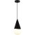 SLE1197-403-01 Светильник подвесной Черный/Белый E27 1*40W FIORI