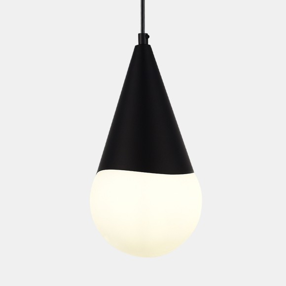 SLE1197-403-01 Светильник подвесной Черный/Белый E27 1*40W FIORI