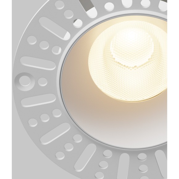 Встраиваемый в ГКЛ безрамочный светодиодный белый светильник 15Вт 1660лм 3000К 50° Maytoni Dip Hight DL121-15W-3K-TRS-W Встраиваемый в ГКЛ безрамочный светодиодный белый светильник 15Вт 1660лм 3000К 50° Maytoni Dip Hight DL121-15W-3K-TRS-W