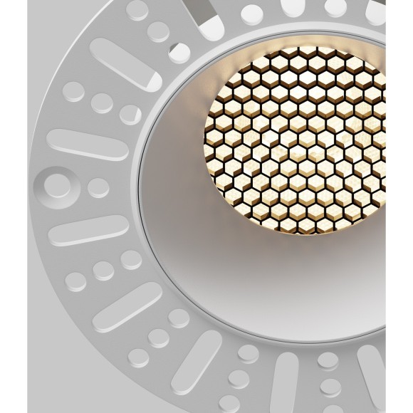 Встраиваемый в ГКЛ безрамочный светодиодный белый светильник 15Вт 1660лм 3000К 50° Maytoni Dip Hight DL121-15W-3K-TRS-W Встраиваемый в ГКЛ безрамочный светодиодный белый светильник 15Вт 1660лм 3000К 50° Maytoni Dip Hight DL121-15W-3K-TRS-W