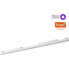 359638 Трековый Novotech SHINO св-к диммир. со сменой цв.температуры, пульт ДУ/Tuya Smart Life IP20 LED 45W 48V 3000-6000K FLUM