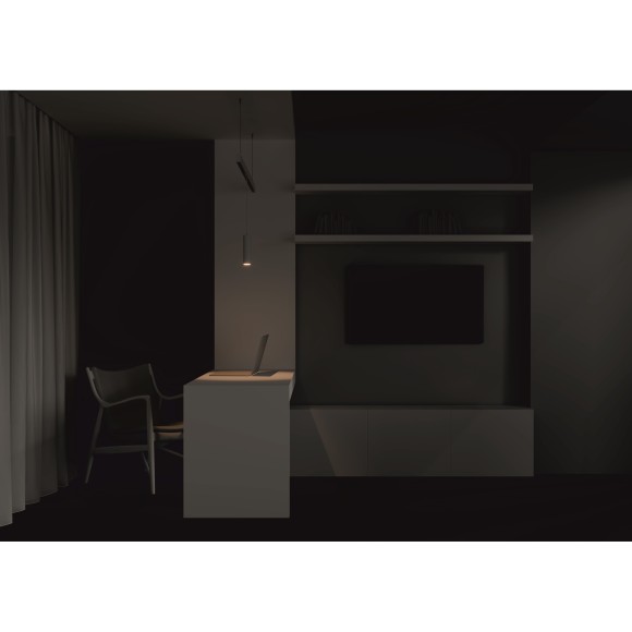 TR041-2-12W4K-W Трековый магнитный светодиодный светильник Maytoni Exility CRI90+ 4000К 1090Лм 36° 12Вт