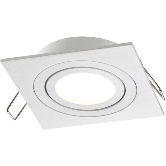 371019 Белый квадратный встраиваемый светильник 92мм с поворотной лампой GU10 50W 220-240V IP20 Novotech MORUS 371019 Белый квадратный встраиваемый светильник 92мм с поворотной лампой GU10 50W 220-240V IP20 Novotech MORUS