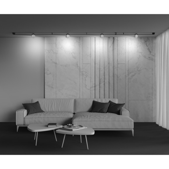 Светильник светодиодный на текстильный шинопровод Maytoni Parity TR124B-12W3K-W 790лм 12Вт CRI90