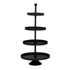 427648 BABIRIK Декоративное блюдо-этажерка H700 алюминий, черный