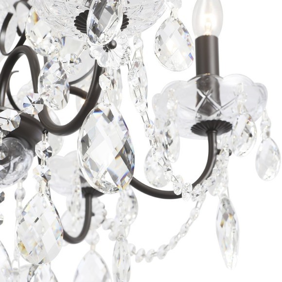 Люстра Crystal Lux ODELIS SP6 BROWN Люстра Crystal Lux ODELIS SP6 BROWN