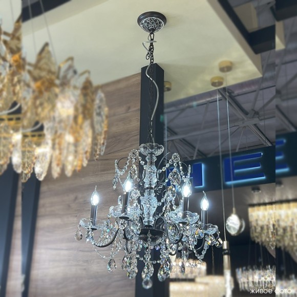 Люстра Crystal Lux ODELIS SP6 BROWN Люстра Crystal Lux ODELIS SP6 BROWN