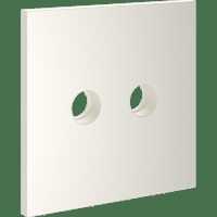 VLS001613 Накладка для розетки телевизионной оконечной TV+SAT (Телевизионный + Спутниковый) бежевого цвета VOLTUM S70 (хлопок)