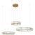 10135/3 Gold Подвесной светильник LOFT IT Crystal ring