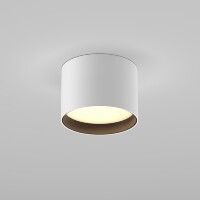 Maytoni Glare C127CL-L7W3K-W Светильник цилиндр потолочный накладной белый матовый, влагозащищенный, LED 7Вт 3000K 390лм 120° CRI90 IP44 220V, 64x90мм