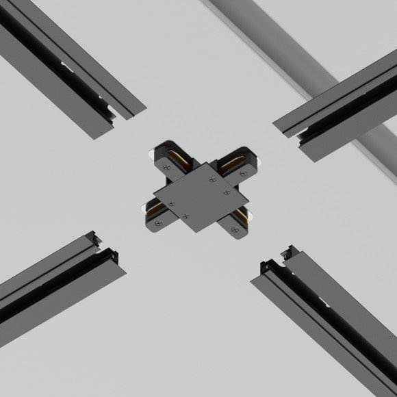 Х-соединитель для встр. в ГКЛ однофазного шинопровода Maytoni TRA002CX-11B Х-соединитель для встр. в ГКЛ однофазного шинопровода Maytoni TRA002CX-11B