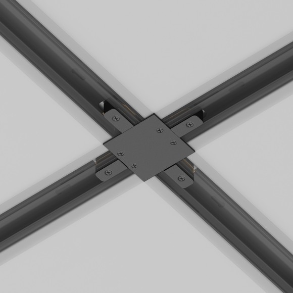 Х-соединитель для встр. в ГКЛ однофазного шинопровода Maytoni TRA002CX-11B Х-соединитель для встр. в ГКЛ однофазного шинопровода Maytoni TRA002CX-11B