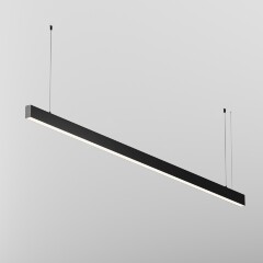 Maytoni LL312048 Готовый 2м линейный подвесной черный светильник с белым матовым рассеивателем, длина 200см, 2000x67x35мм, LED 40Вт 2200Лм 4000К CRI90 120° IP33 220В (комплект: лента, блок питания, крепления, профиль)
