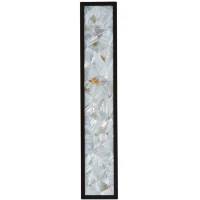 Favourite Primum 4857-1W Настенный светодиодный светильник бра высотой 40см, плафон перламутровый акрил мозаика ракушка, LED 20Вт 3000K 840Лм CRI90 IP20 220В, размеры D40xW75xH400мм