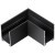 135307 Черный cоединитель "L" для накладных шинопроводов (в компл. соед. планка 2шт) Novotech VECTOR