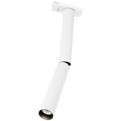 Однофазный двужильный светодиодный трековый светильник Maytoni Unity TR142-1-6W3K-W Focus Dual 3000К 460Лм CRI90+ 36° 6Вт Однофазный двужильный светодиодный трековый светильник Maytoni Unity TR142-1-6W3K-W Focus Dual 3000К 460Лм CRI90+ 36° 6Вт