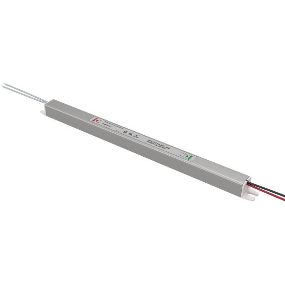 Maytoni PSL003-60W-12V-IP20 811018 Источник напряжения (блок питания/драйвер/трансформатор) тонкий 312x18x18мм, 220-12В 60Вт IP24