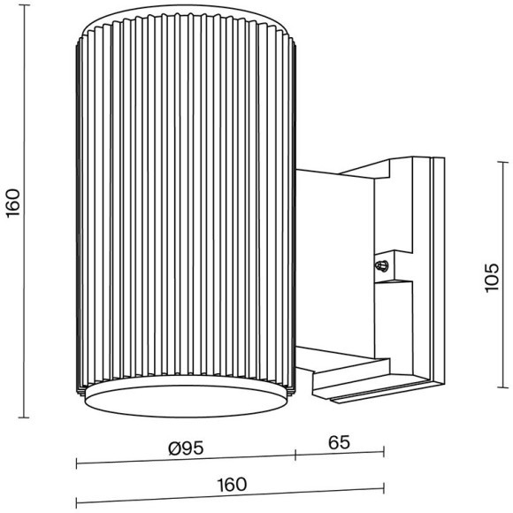 Архитектурная подсветка Rando O419WL-01B IP 54
