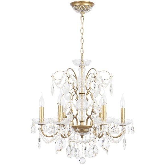 Люстра Crystal Lux ODELIS SP6 GOLD Люстра Crystal Lux ODELIS SP6 GOLD