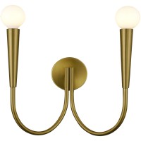 SL1243.301.02 Светильник настенный ST-Luce Латунь E14 2*60W DUTCHESS