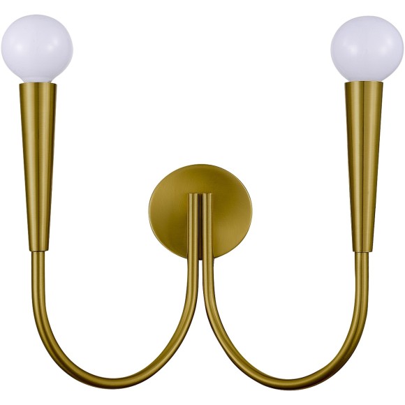 SL1243.301.02 Светильник настенный ST-Luce Латунь E14 2*60W DUTCHESS