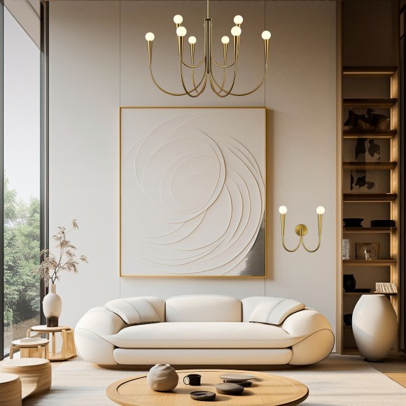 SL1243.301.02 Светильник настенный ST-Luce Латунь E14 2*60W DUTCHESS