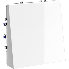 VLS080201 Вывод для кабеля диаметром до 7 мм белого глянцевого цвета VOLTUM S70 (белый глянцевый)