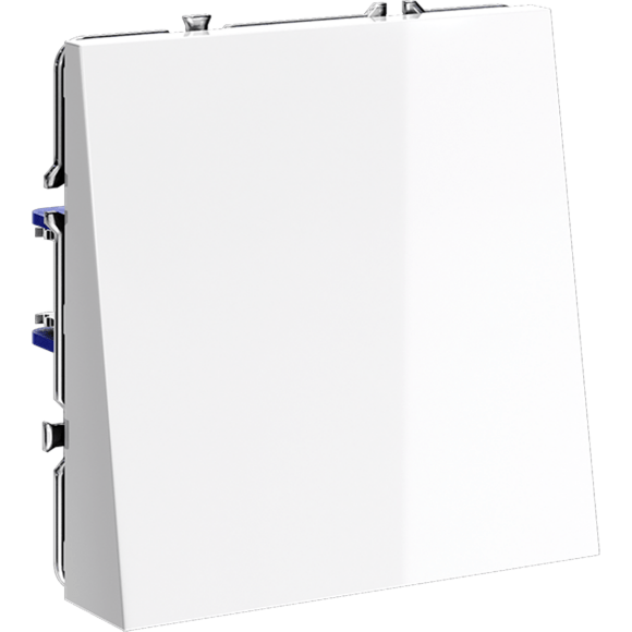 VLS080201 Вывод для кабеля диаметром до 7 мм белого глянцевого цвета VOLTUM S70 (белый глянцевый)