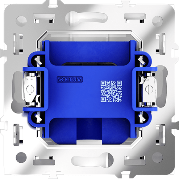 VLS080201 Вывод для кабеля диаметром до 7 мм белого глянцевого цвета VOLTUM S70 (белый глянцевый)