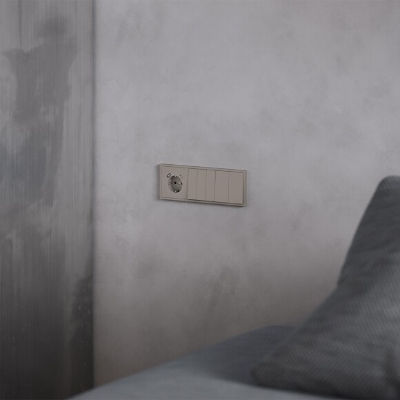 VLS000314 Клавиши для выключателя и переключателя двухклавишного коричневого цвета VOLTUM S70 (купучино) VLS000314 Клавиши для выключателя и переключателя двухклавишного коричневого цвета VOLTUM S70 (купучино)