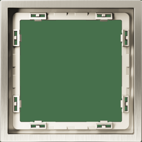 VLSM120111 Металлическая рамка для розеток и выключателей никелевого цвета VOLTUM серии S70 Metal на 1 пост (никель)