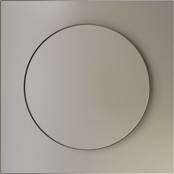 VLS002004 Накладка для диммера (светорегулятора) поворотно-нажимного шелкового цвета VOLTUM S70 (шелк)