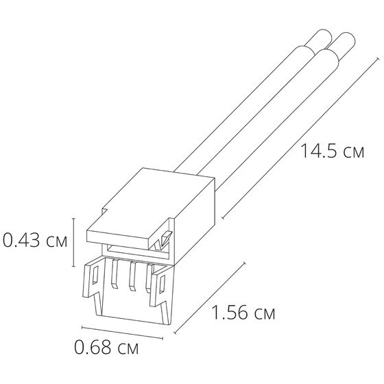 Коннектор (5 шт) ввода питания для 5мм светодиодных лент Arte Lamp A30-05-1CCT