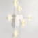 Бра Pin Wall Light 6 White By Imperiumloft