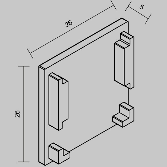Комплектующие для трековой системы Technical TRAMN034EC-41W