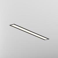 Maytoni LL313009 Готовый 50см встраиваемый линейный черный светильник с белым матовым рассеивателем, 1000x50x35мм, LED 10Вт 550Лм 3000К CRI90 120° IP33 220В (комплект: лента, блок питания, крепления, профиль)