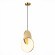 SL6107.203.01 Светильник подвесной ST-Luce Золотистый/Белый Золотистый LED 1*14W 3000K Eclisse
