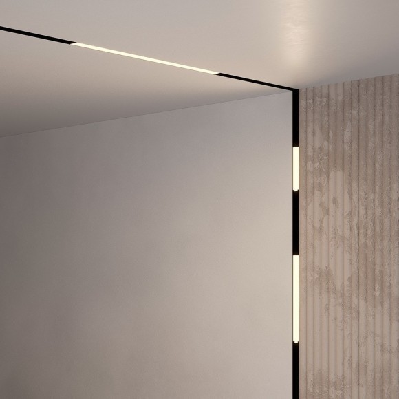 TR074-2-12W4K-B Трековый магнитный светодиодный светильник Maytoni Gravity CRI90+ 4000К 877Лм 120° 12Вт