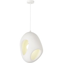 SL1522.543.01 Светильник подвесной ST-Luce белый/белый E27 1*60W WABI SABI