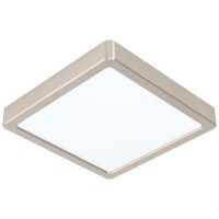 99241 Светодиодный накладной светильник FUEVA 5, 16,5W (LED), 210х210, H28, 1800lm, 3000K, сталь, нике