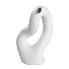 421244 Ваза декоративная AMBILOBE, L95, B70, H150, керамика, белый 421244 Ваза декоративная AMBILOBE, L95, B70, H150, керамика, белый