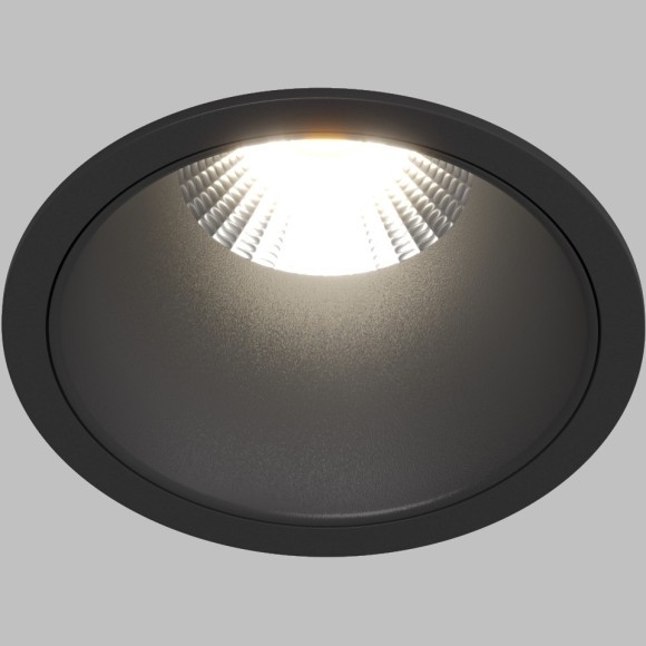 DK4500-BK Встраиваемый светильник, IP 20, 12 Вт, LED 3000, черный, алюминий DK4500-BK Встраиваемый светильник, IP 20, 12 Вт, LED 3000, черный, алюминий