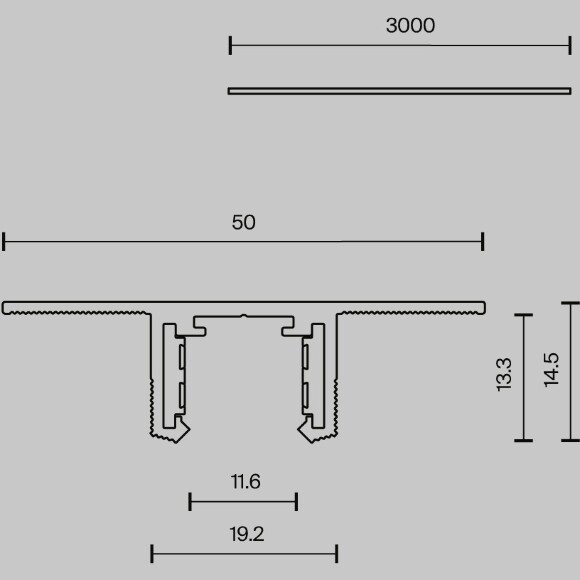 Шинопровод Technical TRX239-423.12B