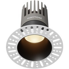 Встраиваемый светильник Maytoni Dip Hight+ LED Ra90 Lm1550 IP20 3000K 15Вт 50° DL122-15W-3K-TRS-B