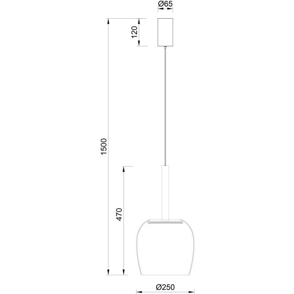 Светильник подвесной LED 3000K Stilfort 4026/11/01P серия Luxori
