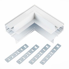 ST1007.549.12 Внутренний угол-соединитель для встраиваемого магнитного шинопровода под ГКЛ 12мм ST-L SKYLINE 48