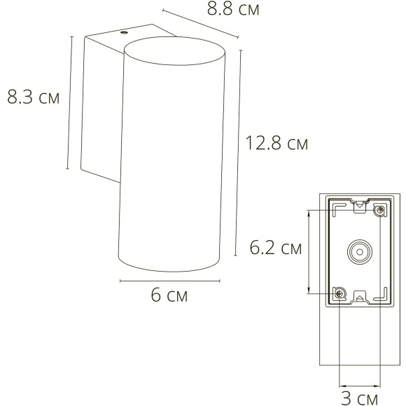 Фасадный светильник LED 2700/3400/4000 750Lm Arte Lamp TORCULAR A1307AL-1BK