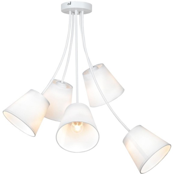 Люстра потолочная Lussole LSP-8267 LAFAYETTE IP21 под лампы 5xE27 200W