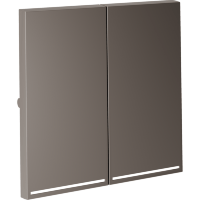 VLS000414 Клавиши коричневого цвета для выключателя и переключателя двухклавишного с подсветкой VOLTUM S70 (купучино)